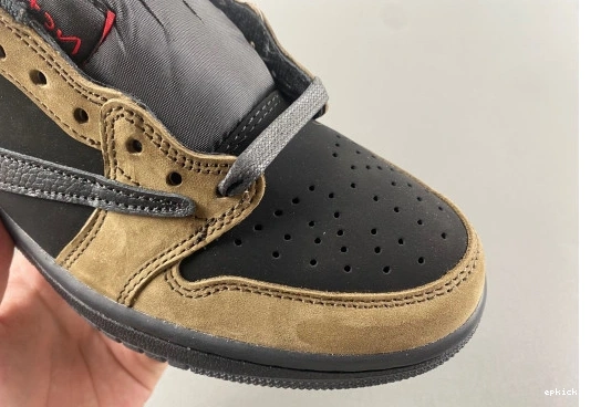 Rep EP 1 SP Brown TRAVIS JORDAN SCOTT RETRO LOW  OG DM7866-2002 DM7866-2002 0301